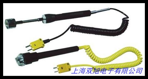 K型貼片式表面端面熱電偶冷壓鼻探頭Pt100溫度傳感器圓孔測溫探頭