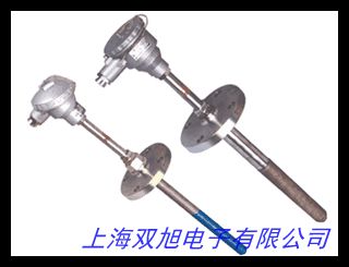 K型熱電偶WRN-430防濺接線盒法蘭固定鎳硅耐磨熱電偶探頭上海制造